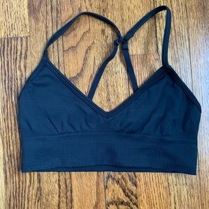Lululemon Ebb to Street bra, black size 6(a/b cup)